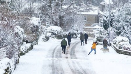 تحذير من تساقط الثلوج فى بريطانيا خلال الأيام الخمسة المقبلة
