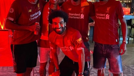 محمد صلاح يوجه شكرا لمصرعقب فوز ليفبربول بالدوري الممتاز