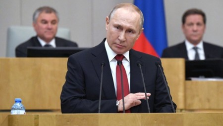 عاجل .. بوتين يدعو الروس إلى التصويت في استفتاء يبقيه في السلطة حتى 2036
