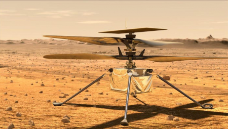 ناسا: مروحية إنجينيويتي تتأهب لتطير في أجواء المريخ