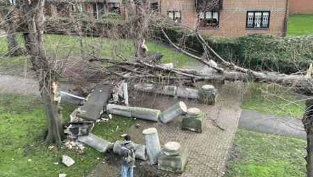 إصابة سيدة بريطانية بعد سقوط شجرة جراء عاصفة هينك.. وتحذيرات من فيضانات محتملة