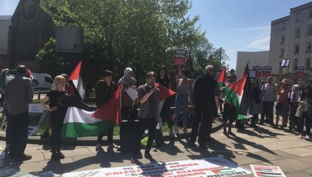 محامون بريطانيون يتظاهرون دعمًا لفلسطين ويطالبون بوقف فوري للحرب على غزة