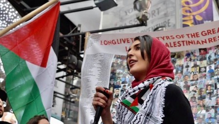 فيديو: طالبة فلسطينية في كلية الحقوق بنيويورك تكشف شن منظمات إسرائيلية حربا إعلامية عليها