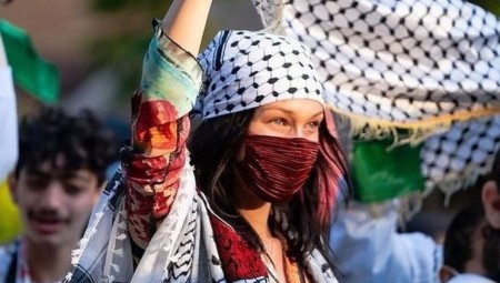 عارضة أزياء أميركية من أصل فلسطيني تستهجن تصريحات وزير إسرائيلي متطرف