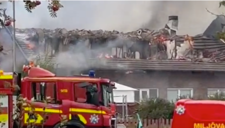الشرطة السويدية تحقق في عمل إجرامي بعد حريق في مسجد