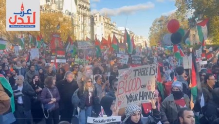التحالف المؤيد لفلسطين في بريطانيا يعلن عن مسيرات لنصرة غزة في 45 دولة