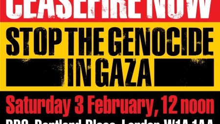 التحالف المؤيد لفلسطين يدعو للمشاركة في المظاهرة الوطنية الكبرى يوم 3 فبراير