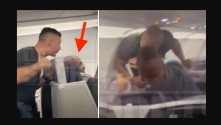 فيديو .. تايسون يسدد لكمات لمسافر معه في الطائرة