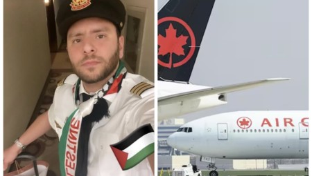 شركة طيران إير كندا تفصل طياراً مصرياً بعد مشاركته صورة تضامنية مع فلسطين عبر الإنترنت