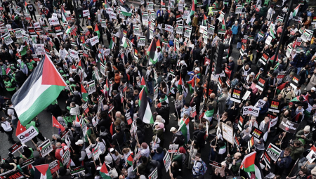 بالتفاصيل: خارطة توضح مسار مسيرة السبت القادم المناصرة لغزة