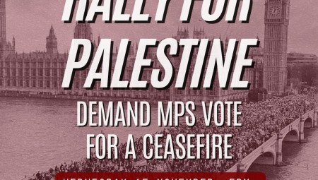 دعوة لمظاهرة أمام البرلمان اليوم الأربعاء لمطالبة النواب للتصويت بوقف إطلاق النار في غزة