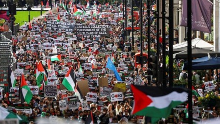بريطانيا تشهد أكثر من 100 حدث للتضامن مع فلسطين اليوم السبت بينها مسيرة حاشدة في العاصمة