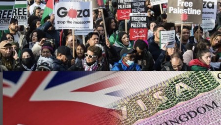 ناشطون يوقعون على عريضة تطالب بريطانيا بتسهيل تأشيرات الفلسطينيين كما الأوكرانيين