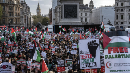 13 يناير القادم: ائتلاف من ست منظمات يحشد الملايين ببريطانيا للمطالبة بوقف إطلاق النار في غزة