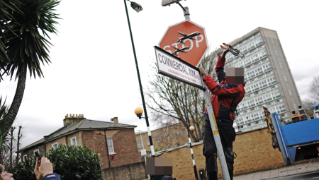 لندن: اعتقال سارق عمل فني لبانكسي مستوحى من الحرب على غزة بقيمة 500 ألف إسترليني