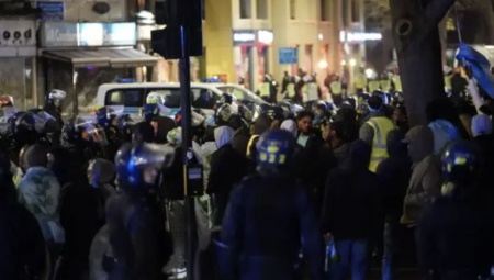 أعمال عنف في لندن.. وشرطة العاصمة تعتقل عدداً من المتظاهرين الإريتريين