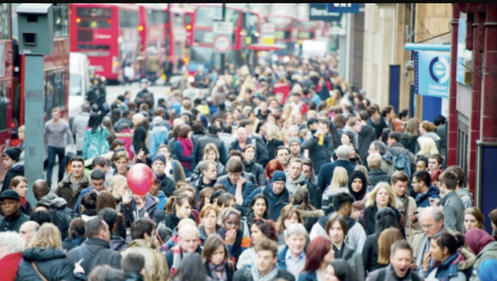 بسبب الهجرة.. توقعات بزيادة تعداد سكان بريطانيا بمقدار 6.1 مليون شخص بحلول عام 2036