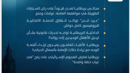 موجز أخبار بريطانيا من منصة عرب لندن/ الاثنين: 13 مايو / ​​أيار 2024