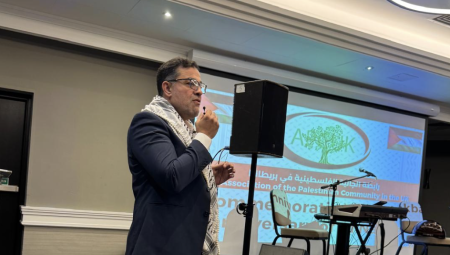 رابطة الجالية الفلسطينية تحيي الذكرى 77 للنكبة وتحتضن عائلات غزية