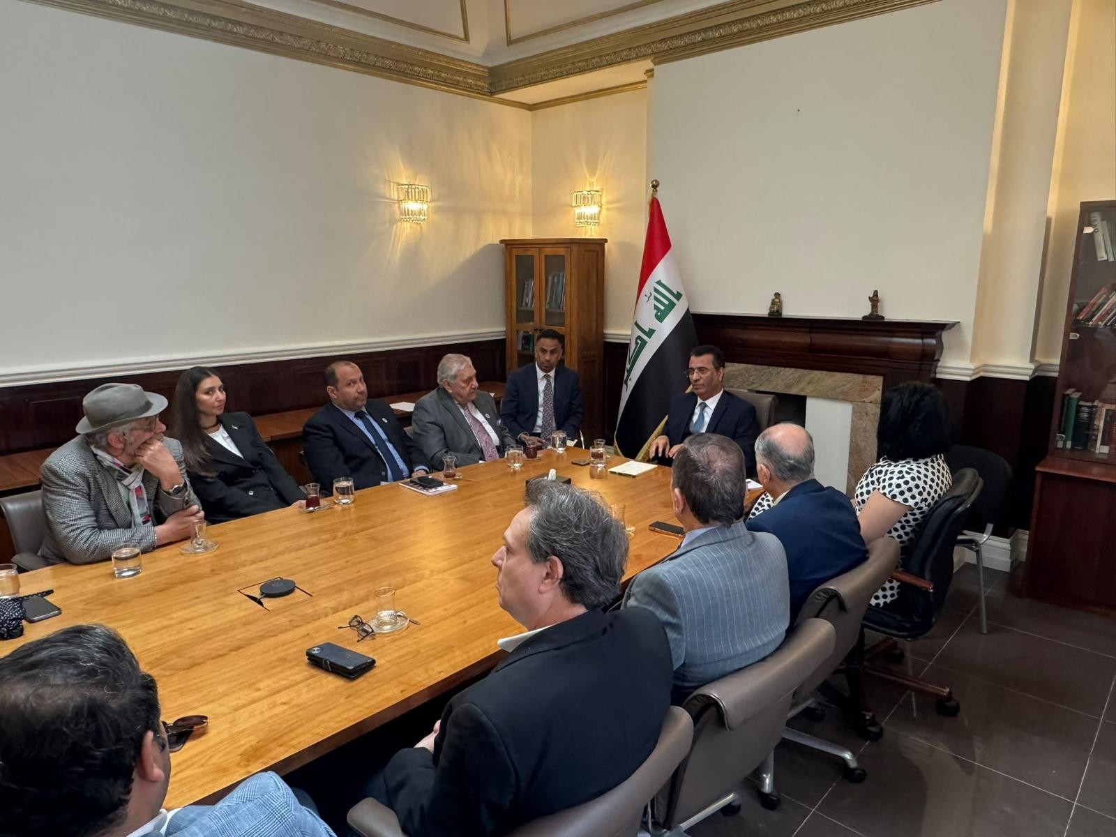 سفير العراق يُبدي ترحيباً واسعاً بـ"مؤتمر الجالية العربية" ويُشيد بـ"عرب لندن"
