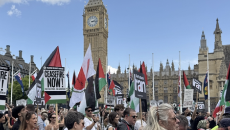 مسيرة تضامن حاشدة في لندن دعماً لفلسطين السبت 29 نوفمبر