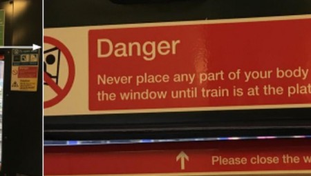 في القطارات البريطانية: الوقوف بجانب النافذة يؤدي للموت!!