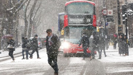 لندن تنتظر حظها من الثلوج شهر ديسمبر